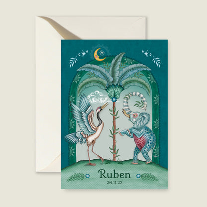 Cranebird And Elephant Blue - Story of July