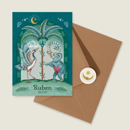 Cranebird And Elephant Blue - Story of July