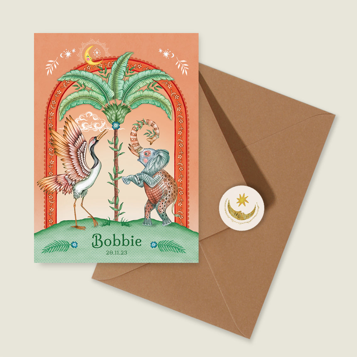 Crane Bird And The Elephant Terra - Story of July