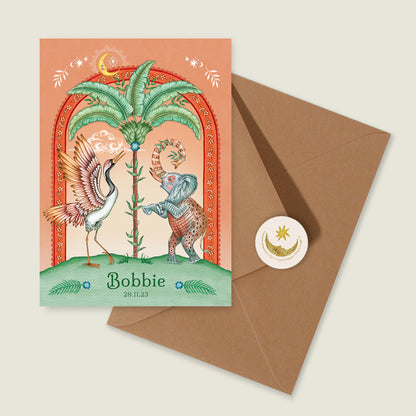 Crane Bird And The Elephant Terra - Story of July