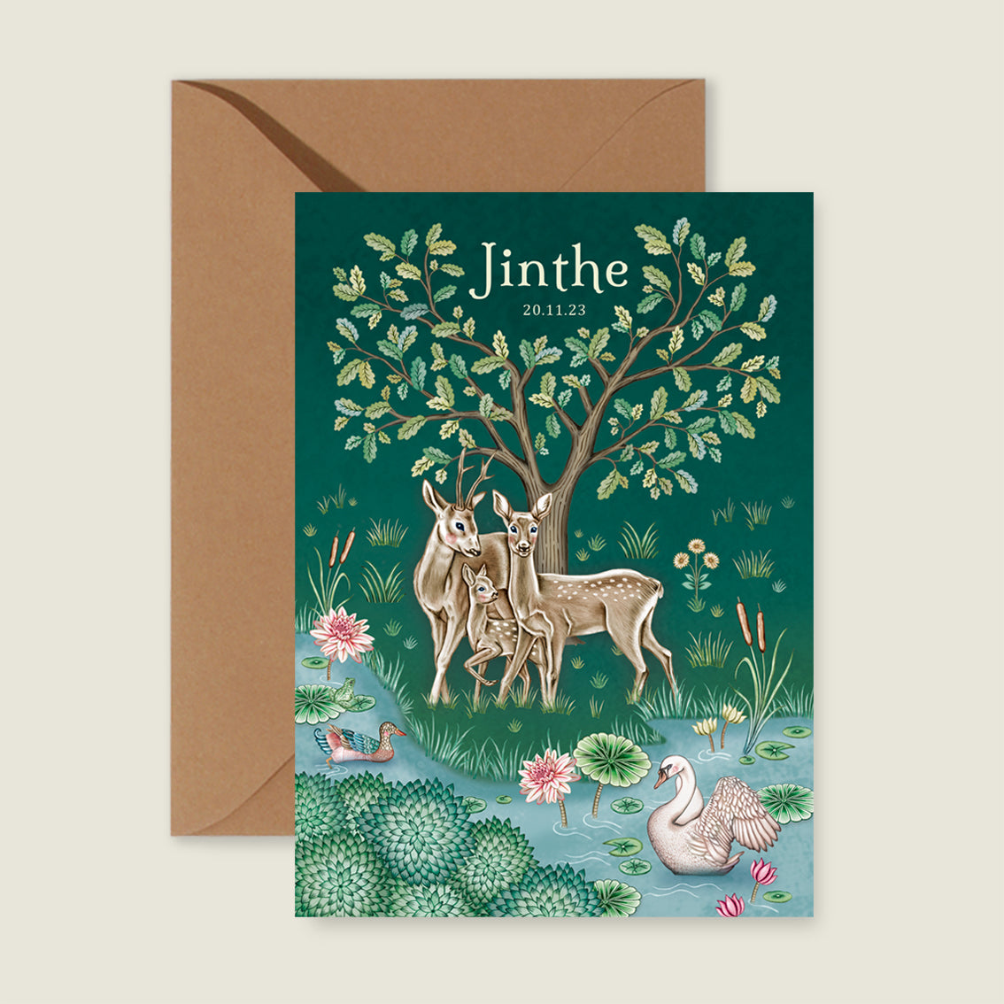 Deer Family Green - Story of July