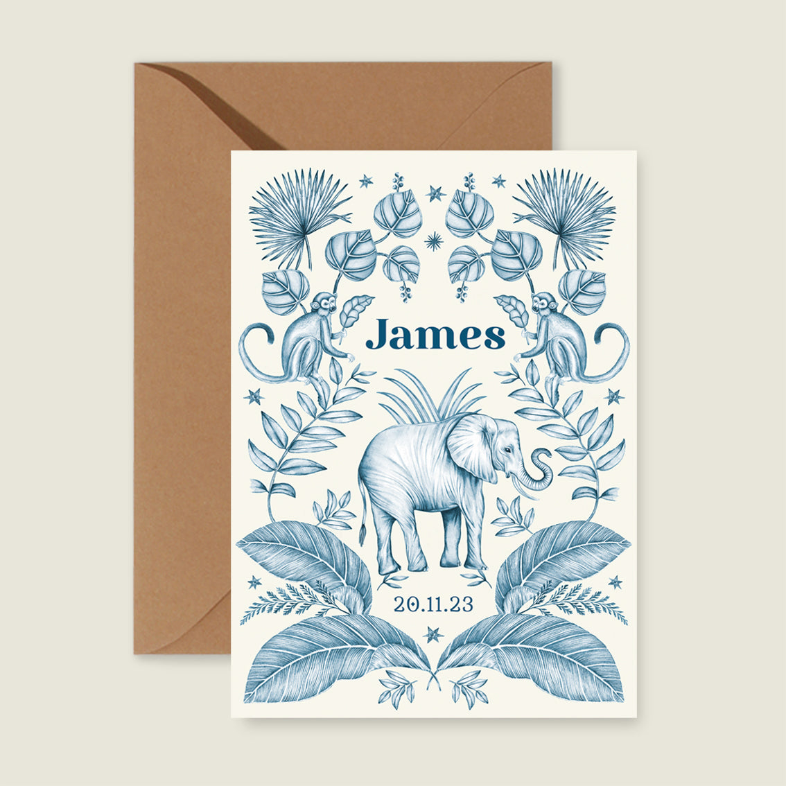 Elephant And The Monkey Blue - Story of July