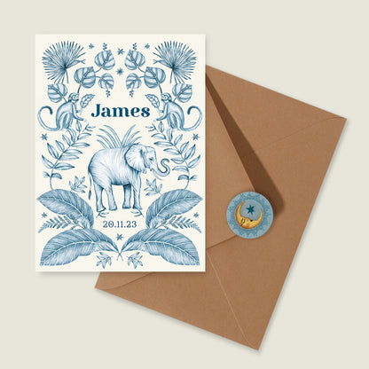 Elephant And The Monkey Blue - Story of July