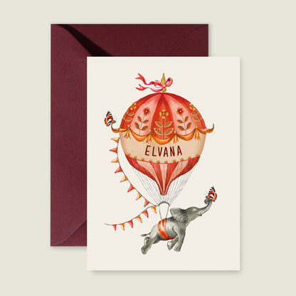 Elephant Balloon Orange - Story of July