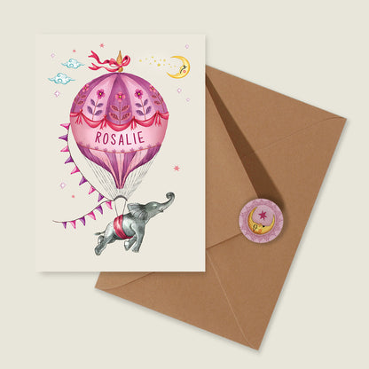 Sample Elephant Balloon Lila - Story of July