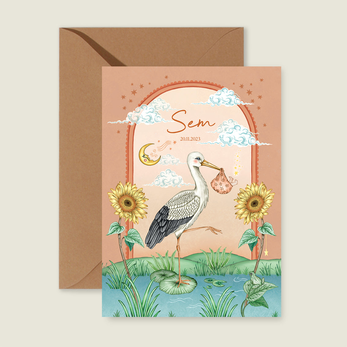 Stork And Baby Terra - Story of July
