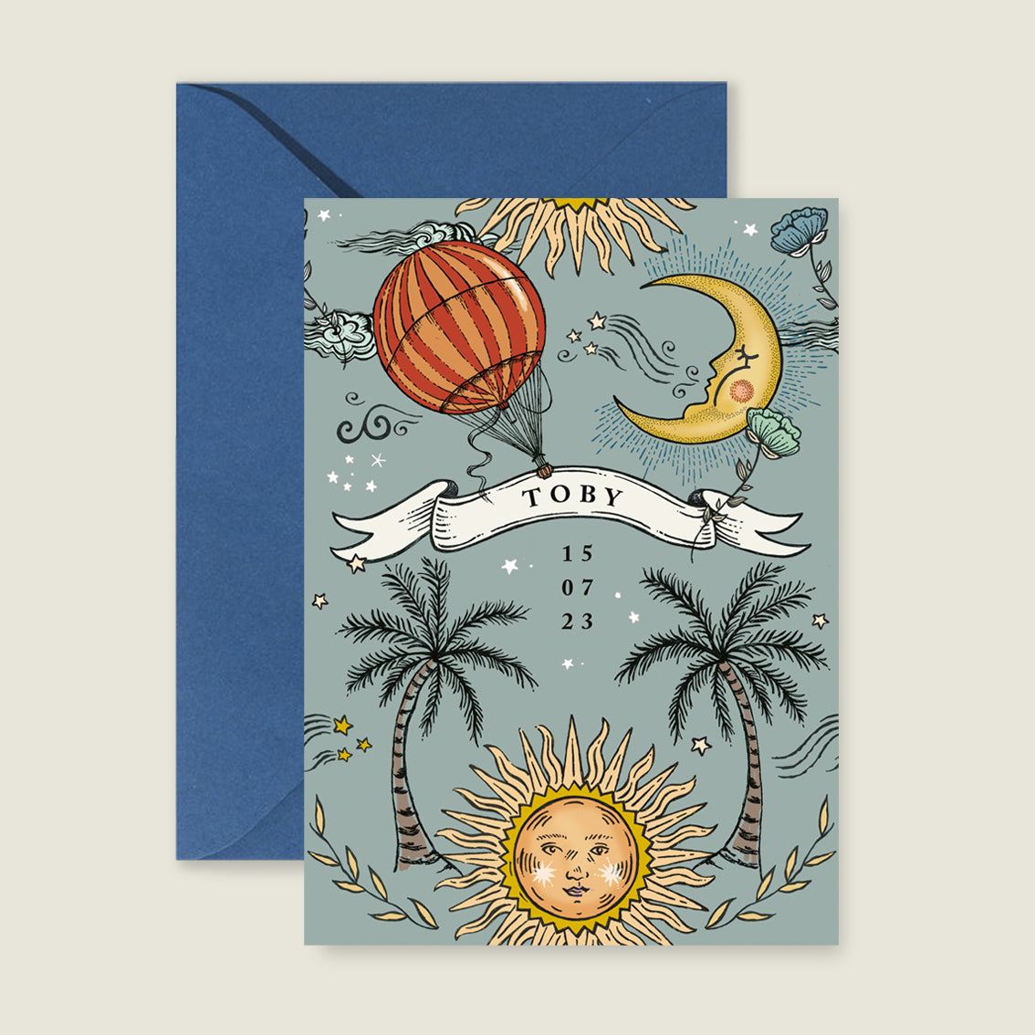 Sun And Moon Blue - Story of July