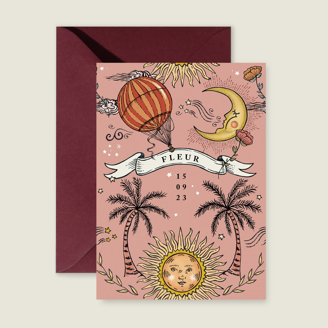 Sun And Moon Pink - Story of July