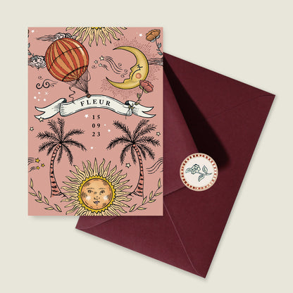 Sample Sun And Moon Pink - Story of July