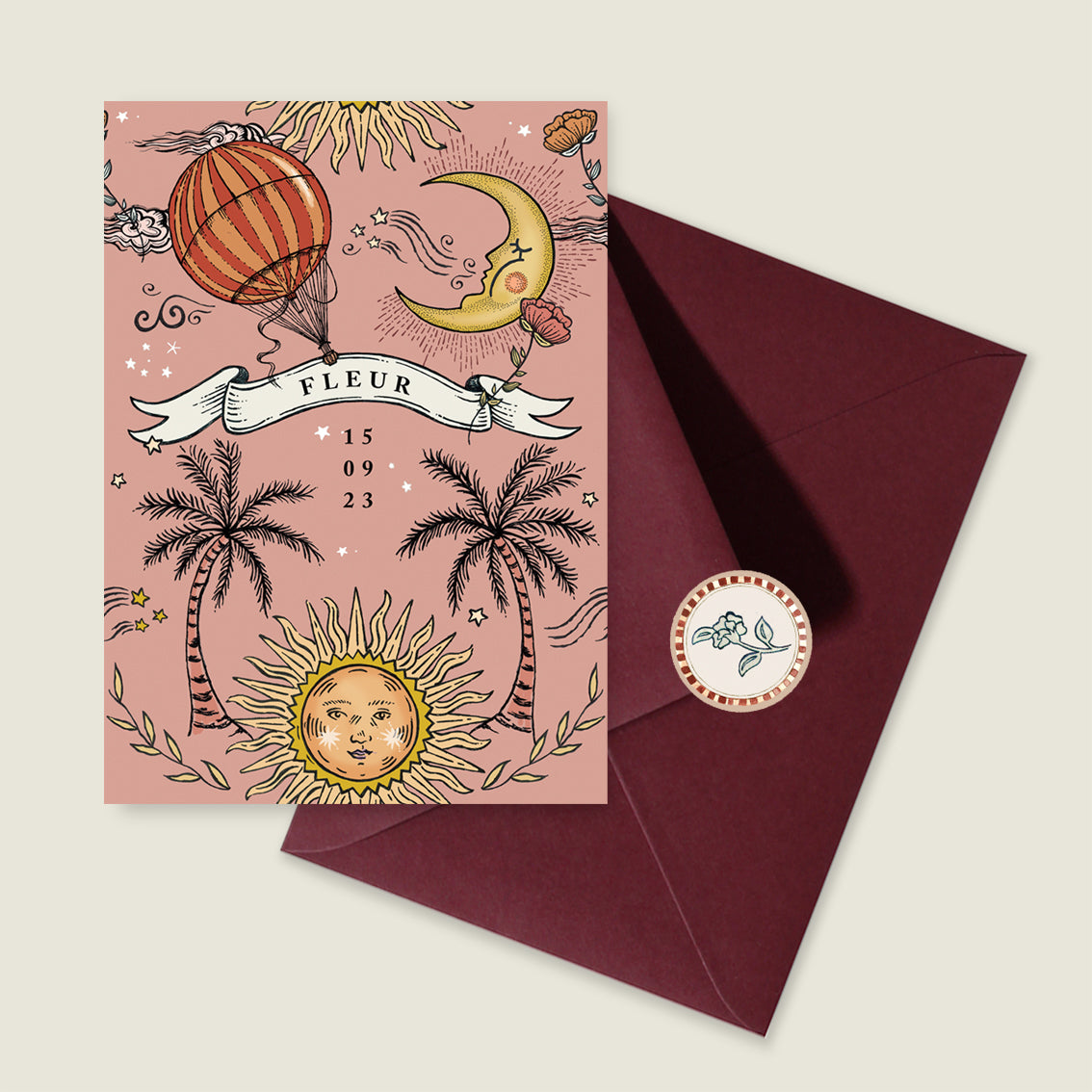 Sun And Moon Pink - Story of July