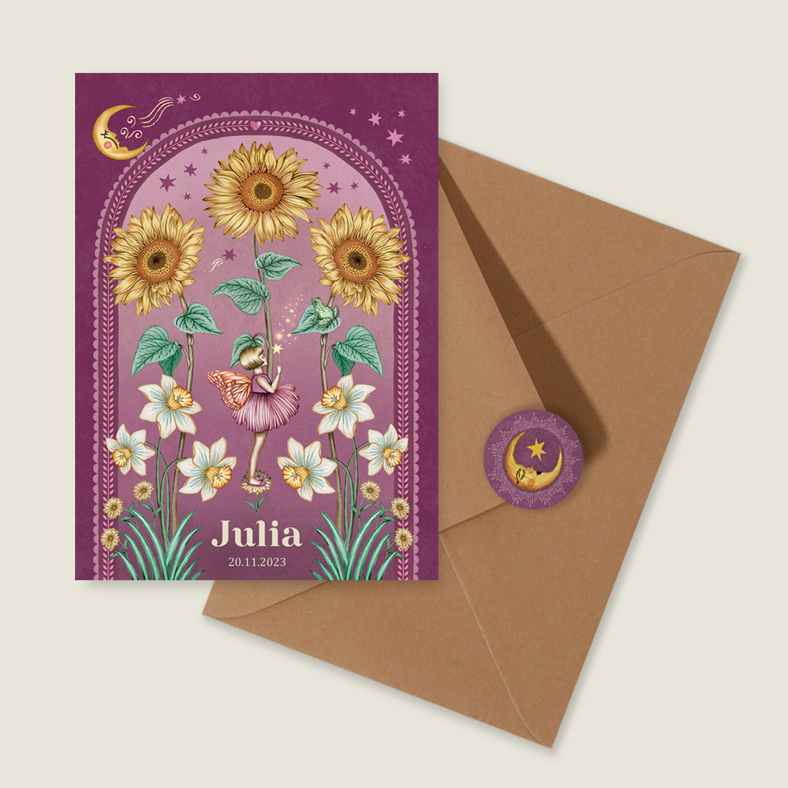 Sunflowers Purple - Story of July