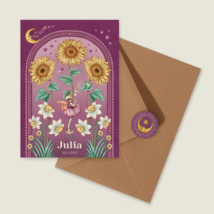 Sunflowers Purple - Story of July