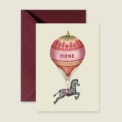 Zebra Balloon Orange - Story of July