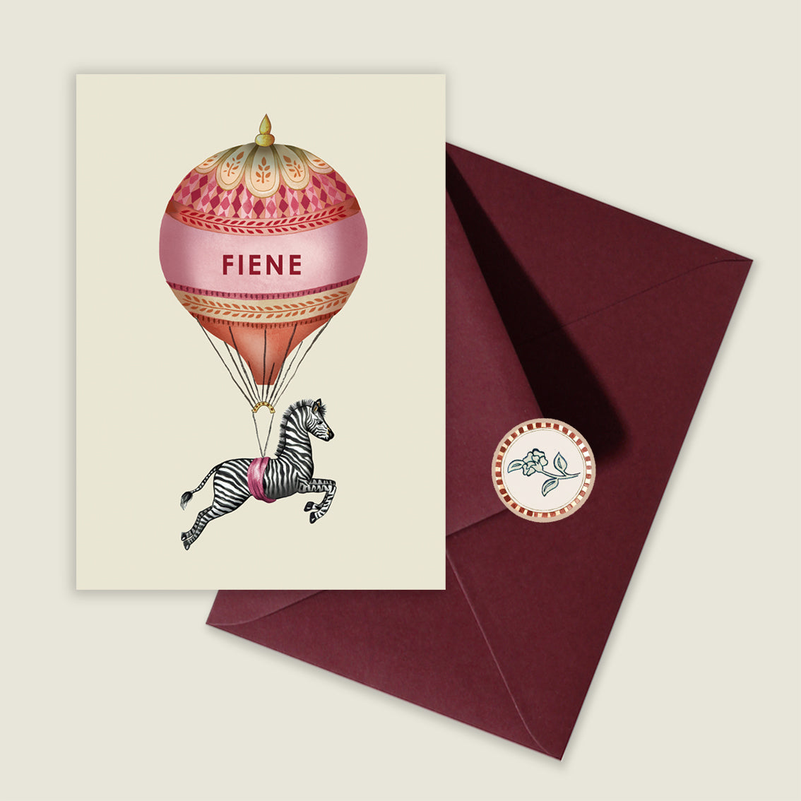 Zebra Balloon Orange - Story of July